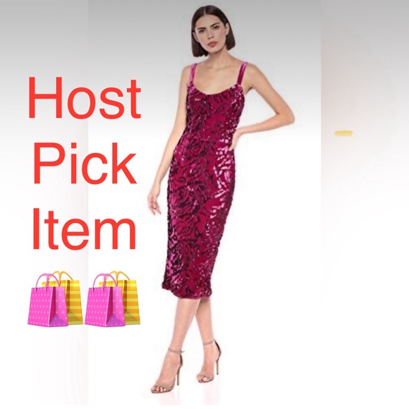 Dress the Population Dresses & Skirts - NWT Dress The Population Lynda Sequin Velvet Form fitting dress